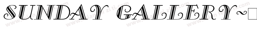sunday gallery字体转换